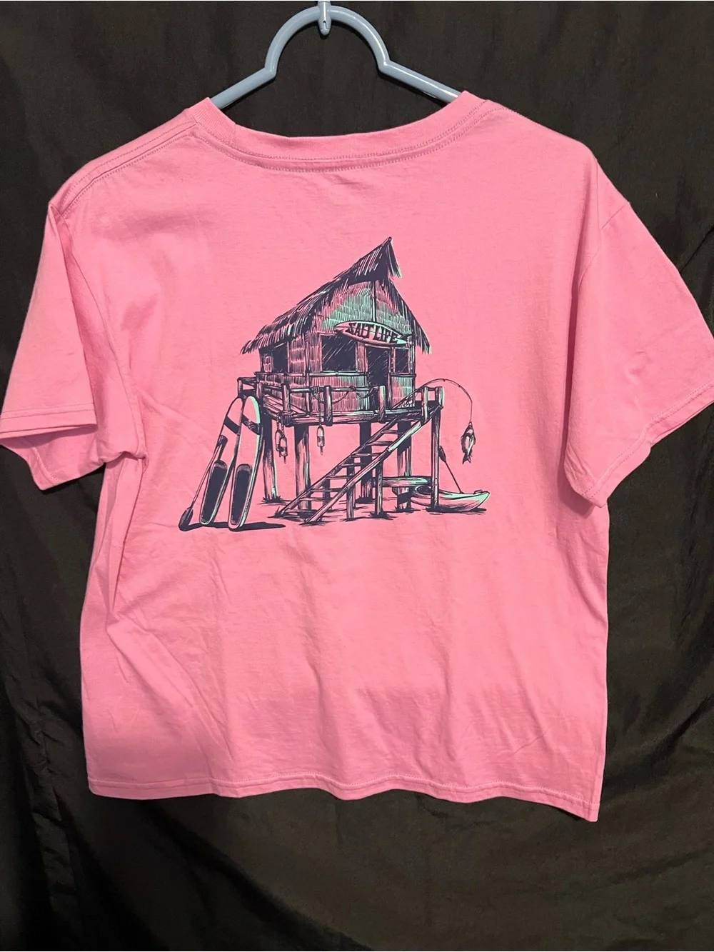Salt Life Kids Pink Short Sleeve Crewneck Tee